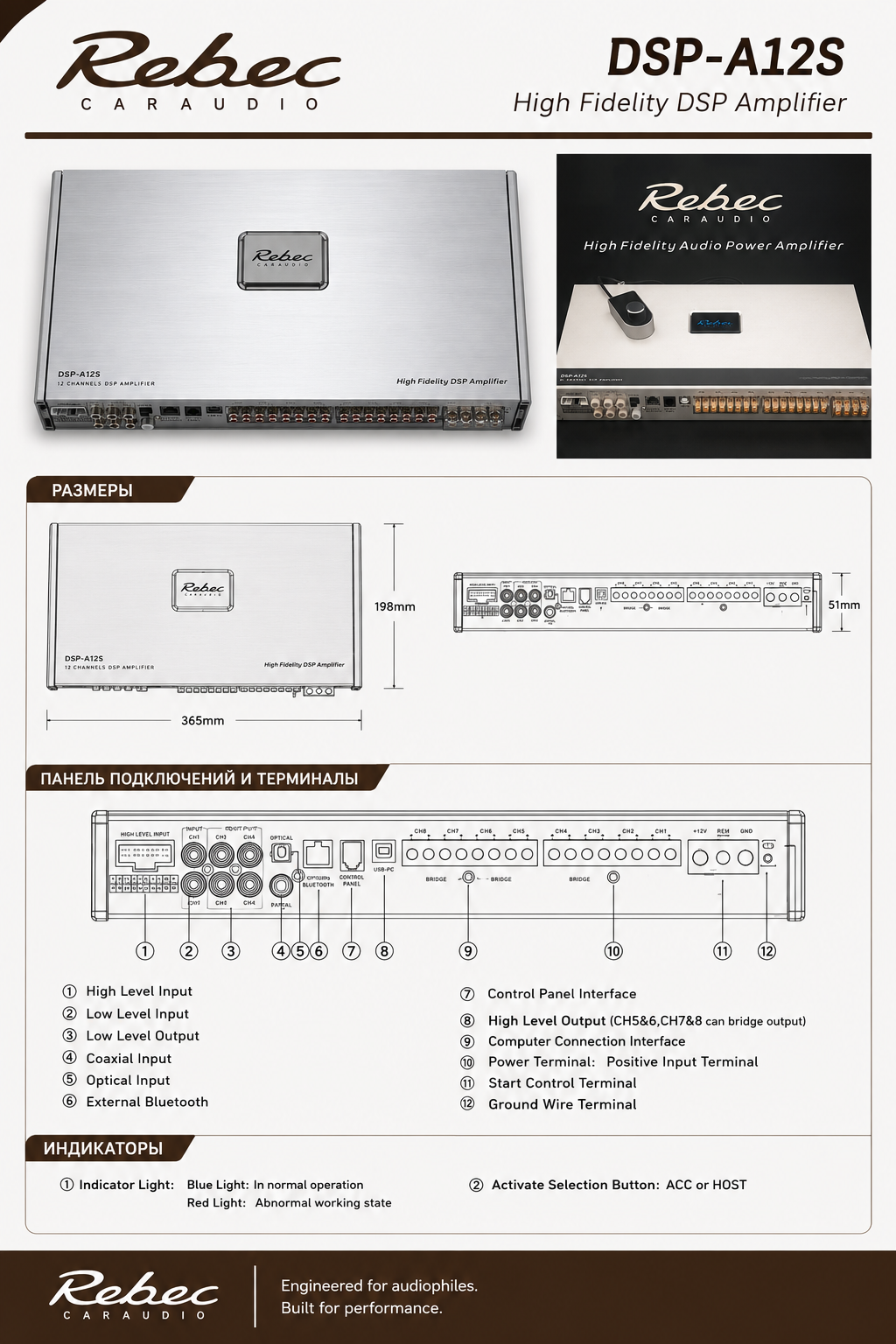 Rebec audio A12S